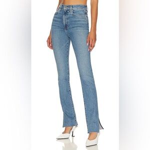 Favorite Daughter The Valentina Super High Rise Cigarette split Jeans Size 26